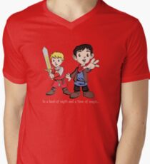 Merlin & Arthur Men's V-Neck T-Shirt