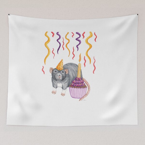 Item preview, Birthday Rat designed and sold by WolfySilver.