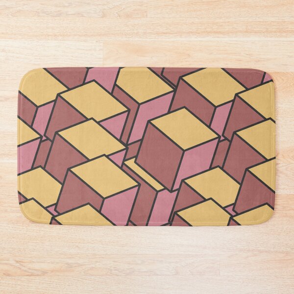 Item preview, Seamless pattern of color cubes designed and sold by studio838.