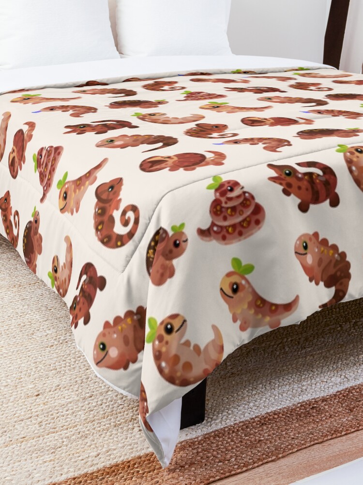 Alternate view of Chocolate Reptiles Comforter
