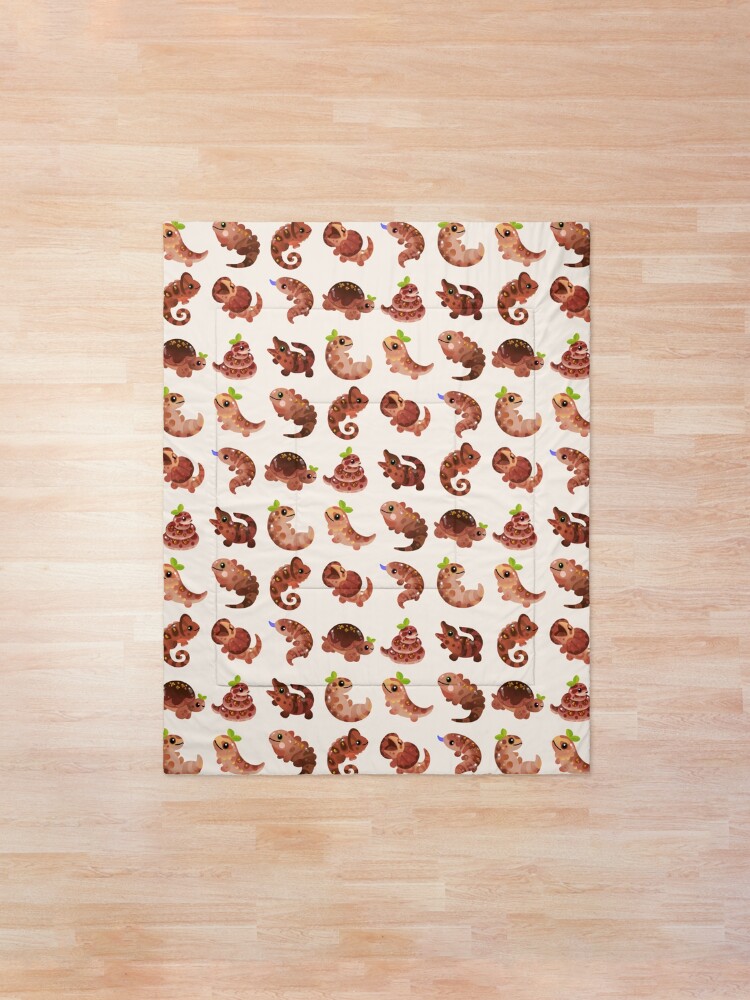 Alternate view of Chocolate Reptiles Comforter