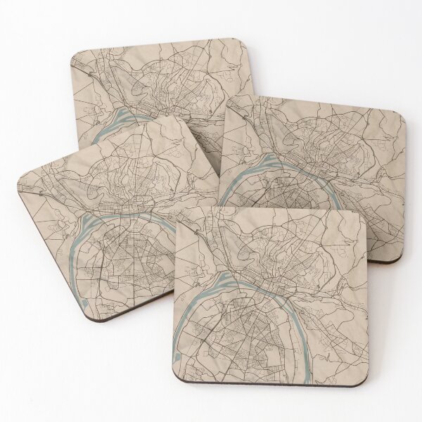 Item preview, Rouen Sepia Map designed and sold by CPTVDesign.
