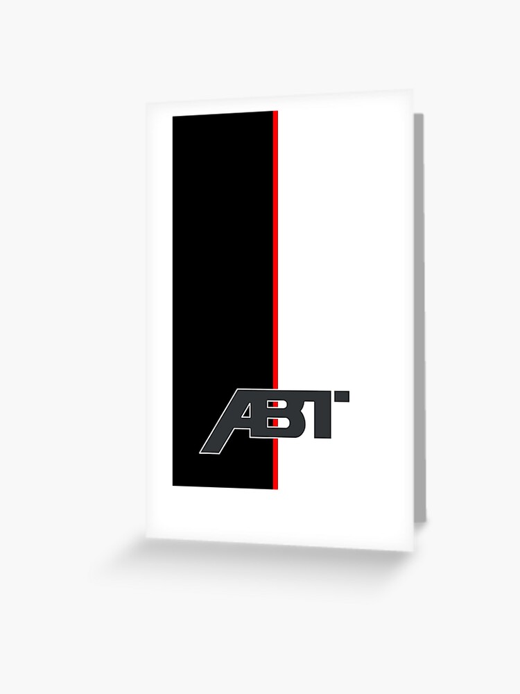 Audi Abt Sports Line Logo Greeting Card By Shivanway Redbubble