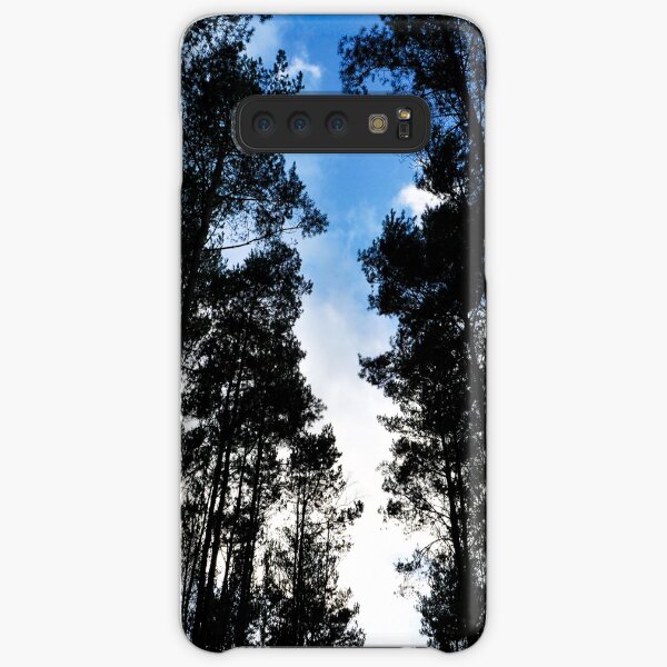 Blue skies and trees at Swinley Forest Samsung Galaxy Snap Case