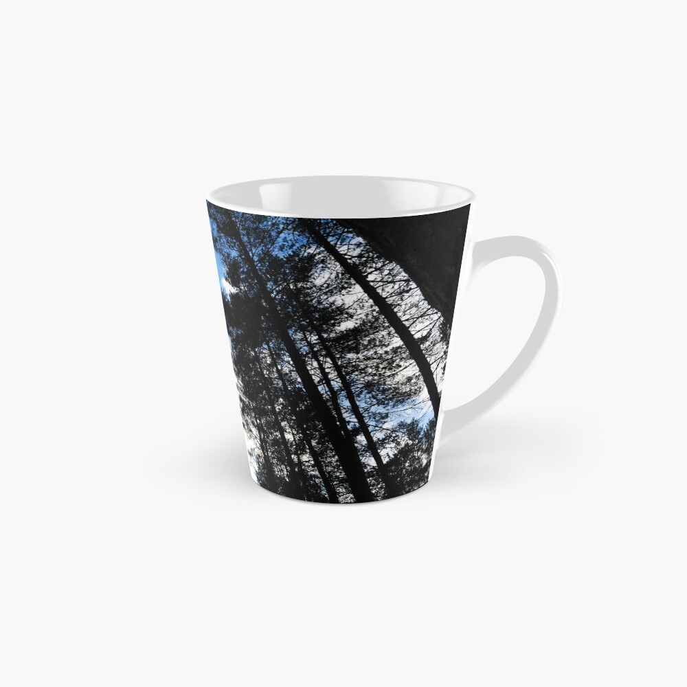Blue skies and trees at Swinley Forest Mug