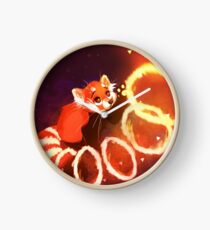 Panda rouge Horloge
