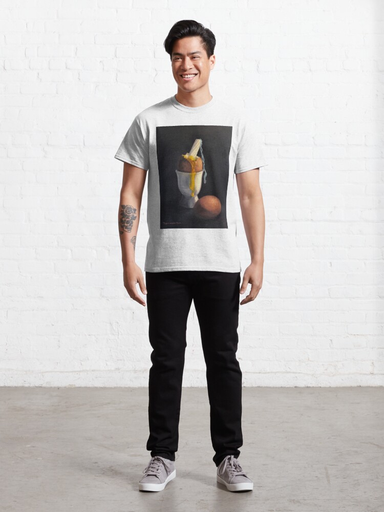 Alternate view of Chicken period (go vegan) Classic T-Shirt