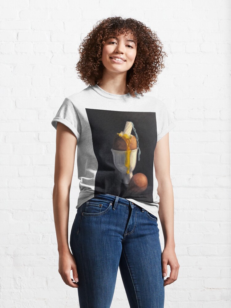 Alternate view of Chicken period (go vegan) Classic T-Shirt