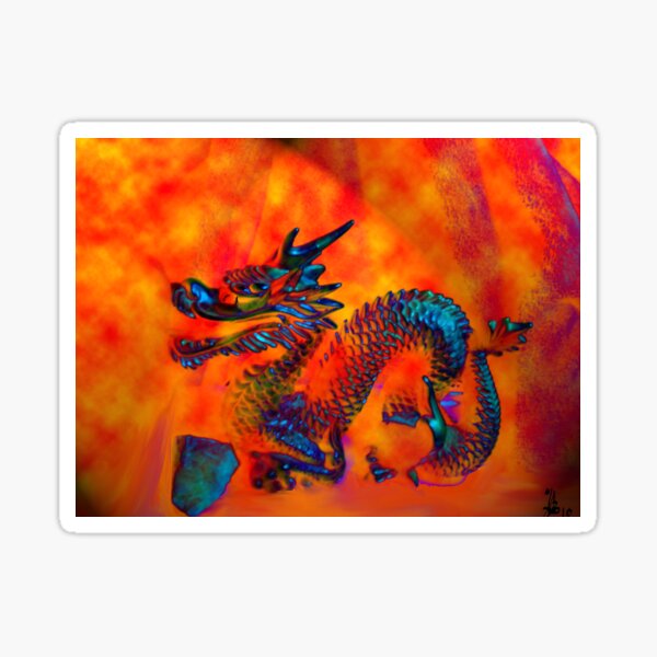 Dragon of Fire Sticker