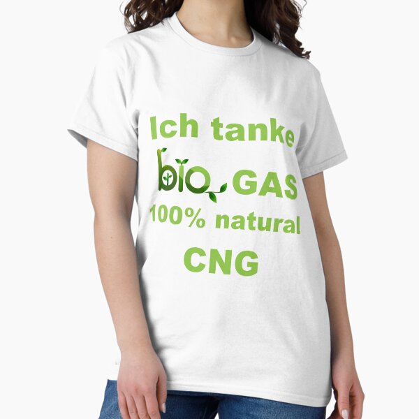 Artikel-Vorschau von Ich tanke Biogas 100% natural CNG grün, designt und verkauft von Oberlaender.