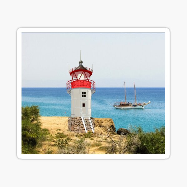 Dornbusch Lighthouse, Hiddensee, Baltic Sea Coast, Sticker