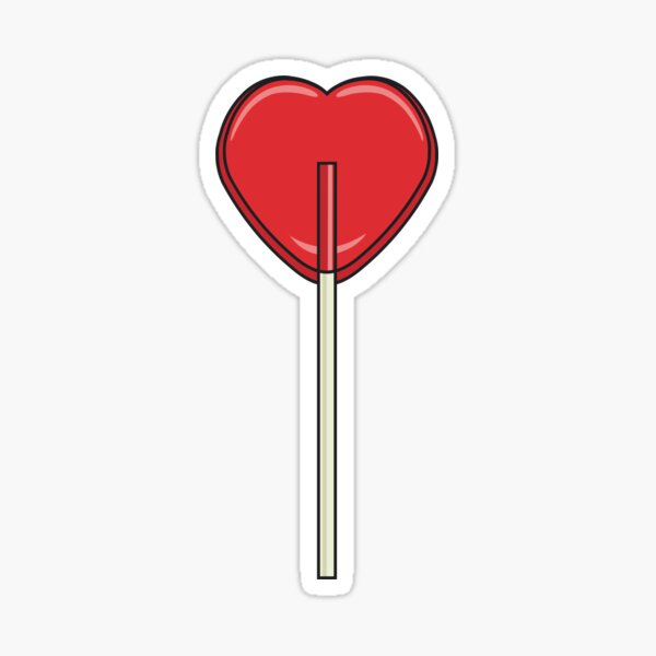 Item preview, Heart Lollypop designed and sold by figpeep.