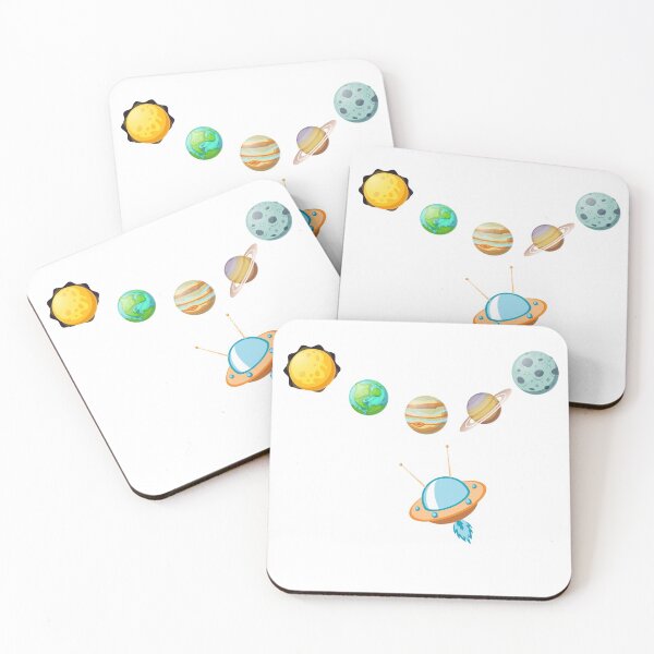 Item preview, Planets And Spaceship Space designed and sold by SparkleLiveLife.