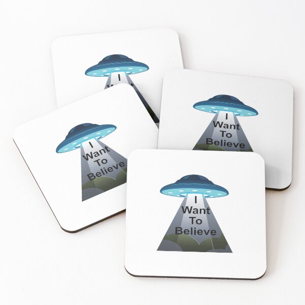 Item preview, I Want To Believe Space UFO designed and sold by SparkleLiveLife.