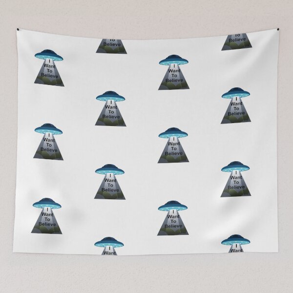 Item preview, I Want To Believe Space UFO designed and sold by SparkleLiveLife.