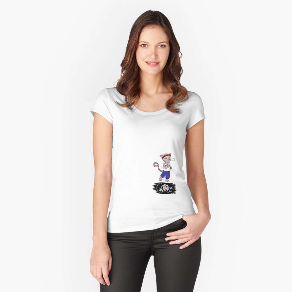 Artikel-Vorschau von Tailliertes Rundhals-Shirt, designt und verkauft von Boxcats.