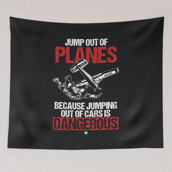 Item preview, I Jump Out Of Planes Skydiving Paraglider Gift designed and sold by woormle.