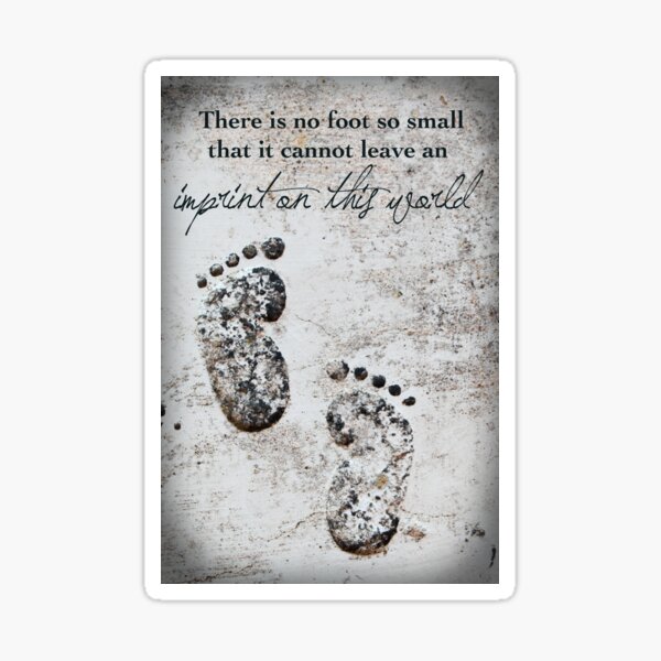 Item preview, Tiny Footprints designed and sold by Franchesca Cox.