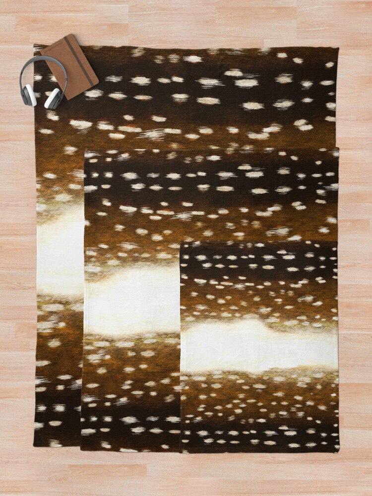 "Deer Hide" Throw Blanket for Sale by JadeGordon Redbubble