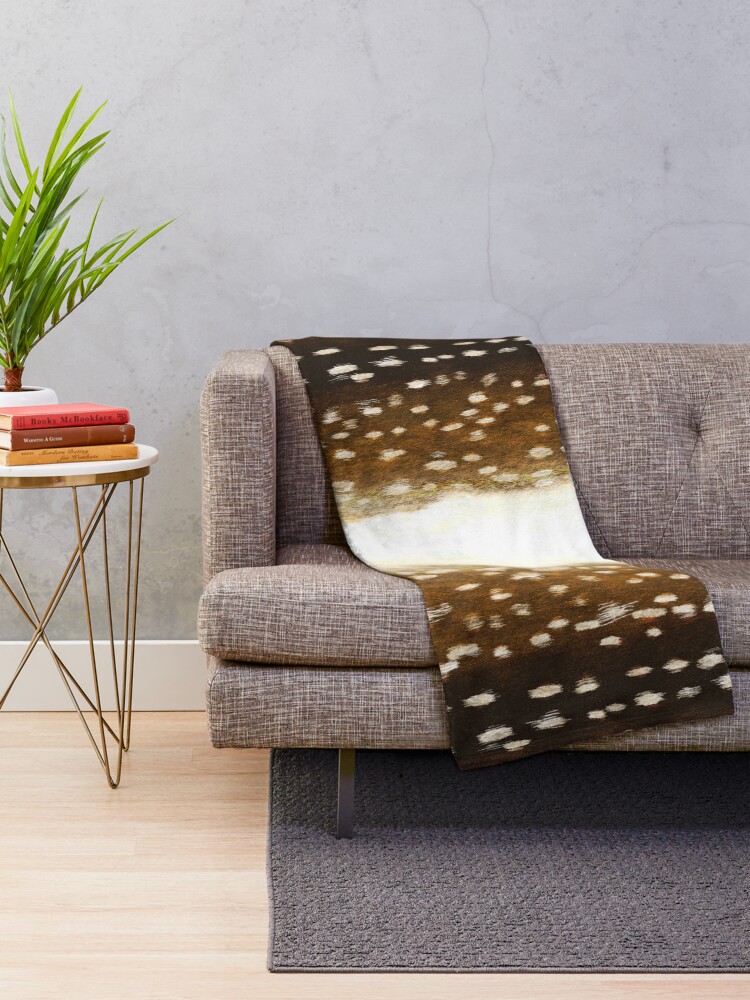 "Deer Hide" Throw Blanket for Sale by JadeGordon Redbubble