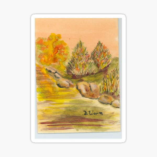 fall freedom Sticker