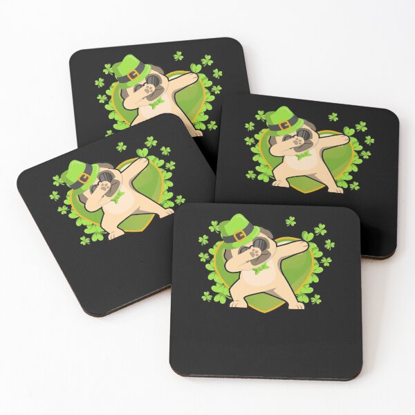 Item preview, St Patrick's Day Dabbing Irish Pug Shirt Funny Gift designed and sold by simplytldr.