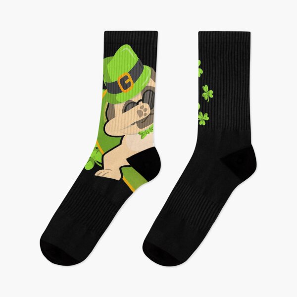 Item preview, St Patrick's Day Dabbing Irish Pug Shirt Funny Gift designed and sold by simplytldr.