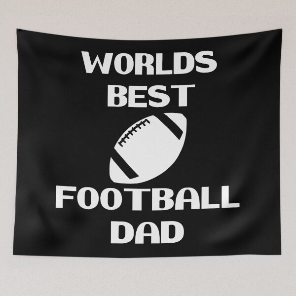 Item preview, Worlds Best Football Dad Best Loving Father Quote Graphic designed and sold by DoctorParanoid.