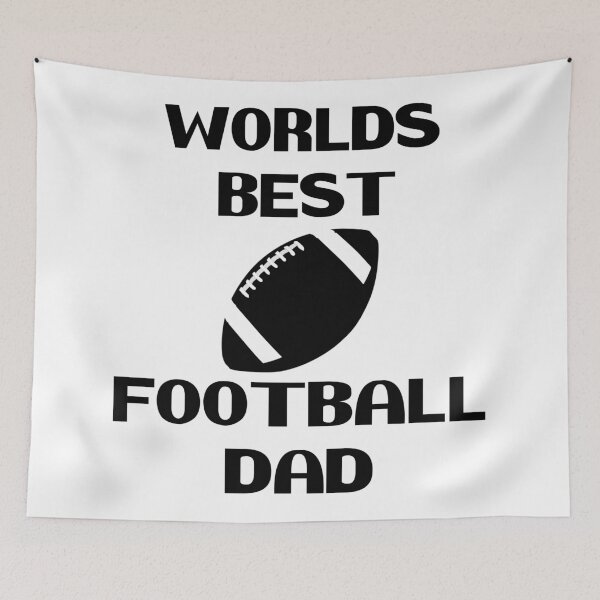 Item preview, Worlds Best Football Dad Best Loving Father Quote Graphic designed and sold by DoctorParanoid.