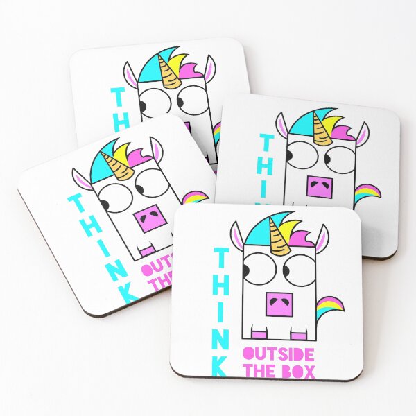 Item preview, Unicorns think outside the box designed and sold by Tim Addison.
