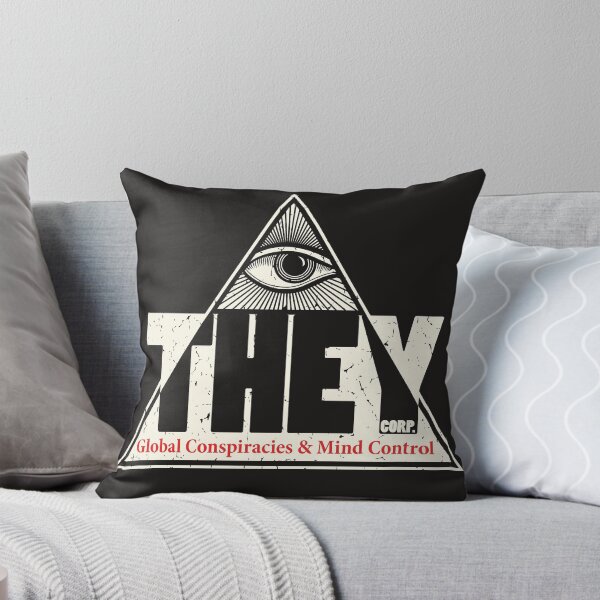 Item preview, THEY Corp - Global Conspiracies & Mind Control Tinfoil Hat Conspiracy Meme designed and sold by kgullholmen.