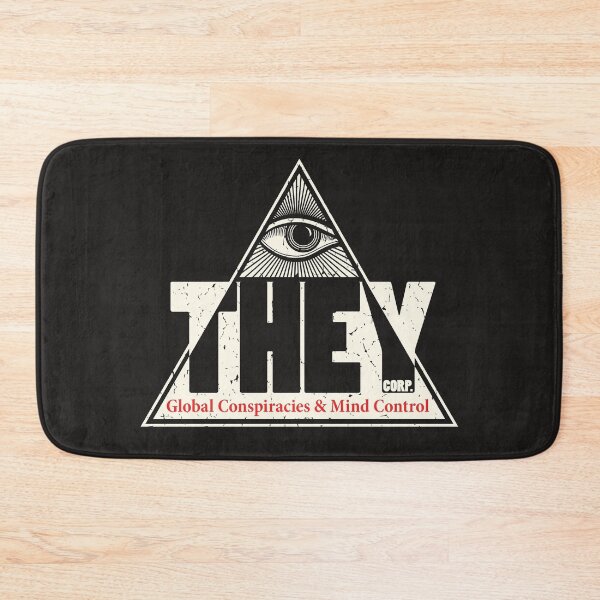 Item preview, THEY Corp - Global Conspiracies & Mind Control Tinfoil Hat Conspiracy Meme designed and sold by kgullholmen.