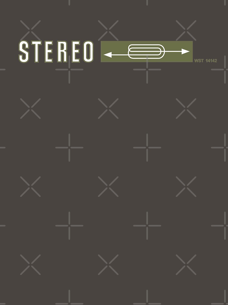 Thumbnail 7 of 7, Classic T-Shirt, Stereo WST 14142 - Vintage Label Stereo Symbol designed and sold by thedrumstick.