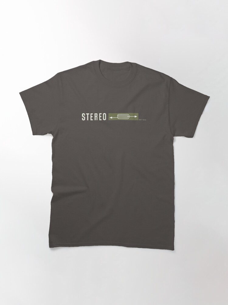 Thumbnail 3 of 7, Classic T-Shirt, Stereo WST 14142 - Vintage Label Stereo Symbol designed and sold by thedrumstick.