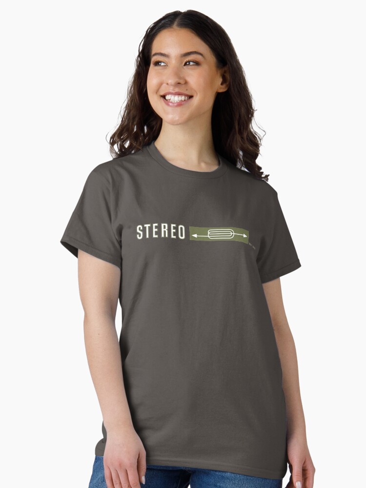 Thumbnail 2 of 7, Classic T-Shirt, Stereo WST 14142 - Vintage Label Stereo Symbol designed and sold by thedrumstick.