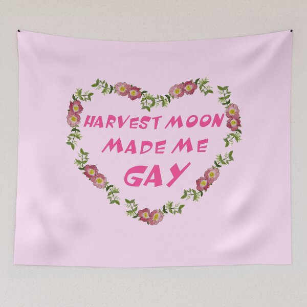 Item preview, Harvest Moon Made Me Gay - Heart designed and sold by LunarDragoon.