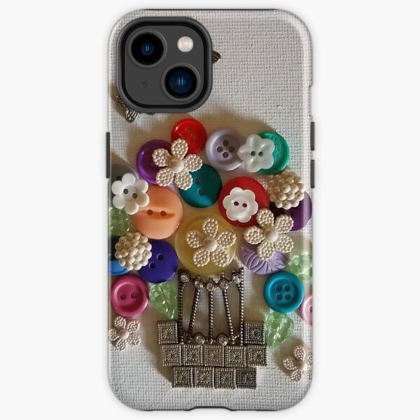 Knabbler Button Bouquet Pillow iPhone Tough Case