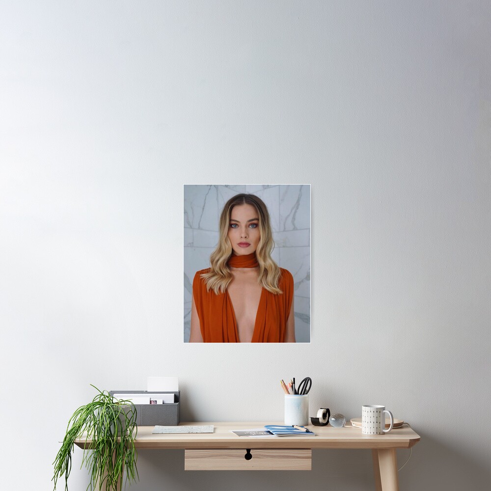 "margot Robbie" Poster By LaurenSwiffin | Redbubble