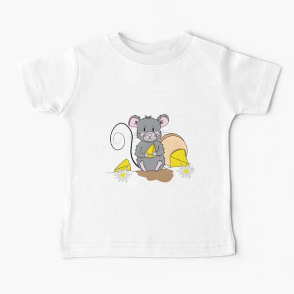 Mouse with cheese Baby T-Shirt