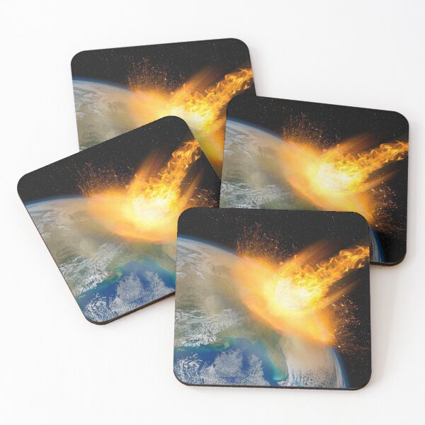 Item preview, Dangerous asteroid hits planet Earth designed and sold by Lukasz Szczepanski.