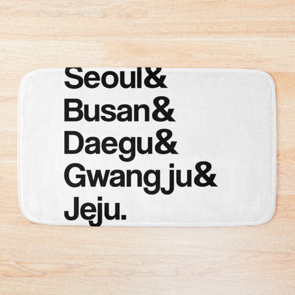 Item preview, Seoul Busan Jeju Korean Cities designed and sold by RBEnt.
