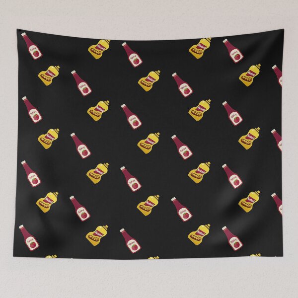 Item preview, Ketchup and Mustard Pattern designed and sold by Dude  Stuff.