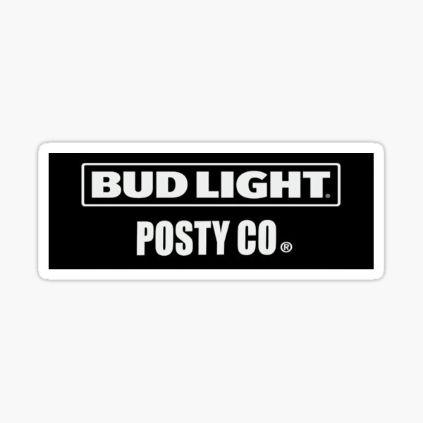 Post Malone Bud Light Sticker