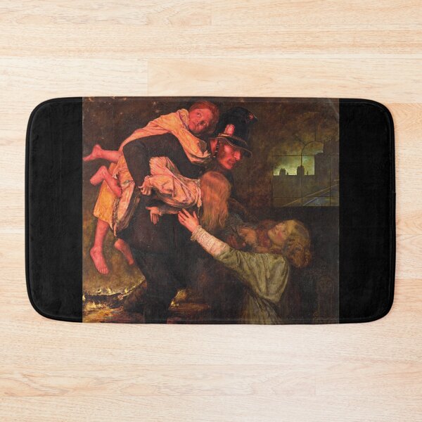 Item preview, The Rescue (Millais) designed and sold by ArtHistorical.