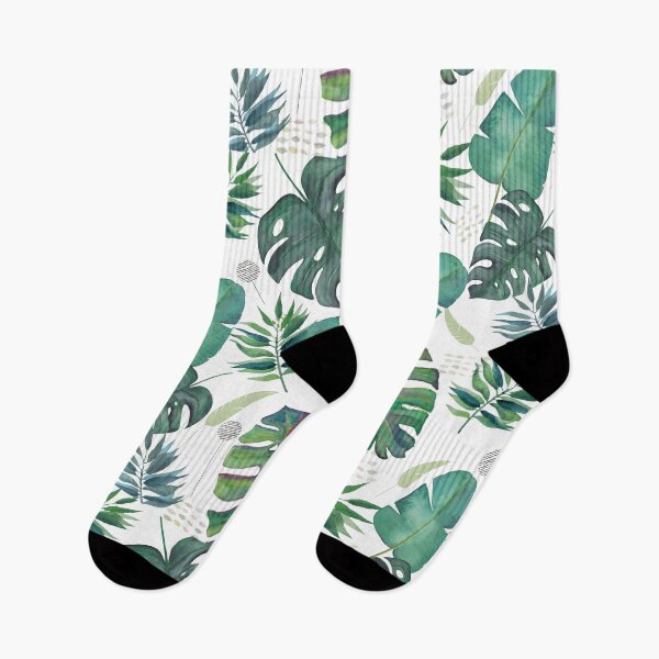 Artikelvorschau, Monstera verlässt das Muster Tropical entworfen und verkauft von narais.