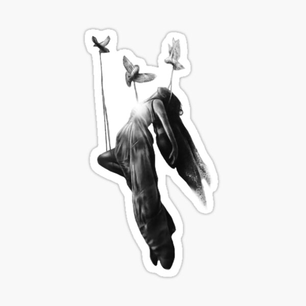 DEMI LOVATO ANGEL TATTOO Sticker