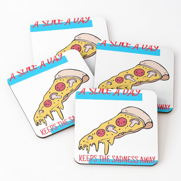 Item preview, A slice of pizza a day T-Shirt designed and sold by lovesuperkarma.