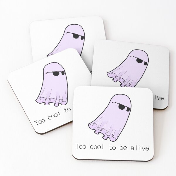 Item preview, Too cool to be alive ghost designed and sold by Maci-MC.