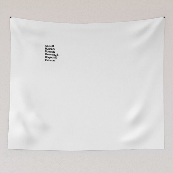 Item preview,  Seoul Busan Korean Cities  designed and sold by RBEnt.