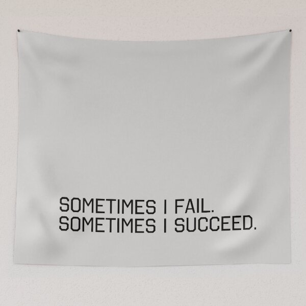 Item preview, Copy of Sometimes I fail. Sometimes I succeed.  designed and sold by gingerlouls.